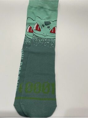 Pokemon Bulbasaur Crew Socks! Men’s 6-12